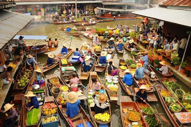 Damnoen Saduak - Chợ nổi